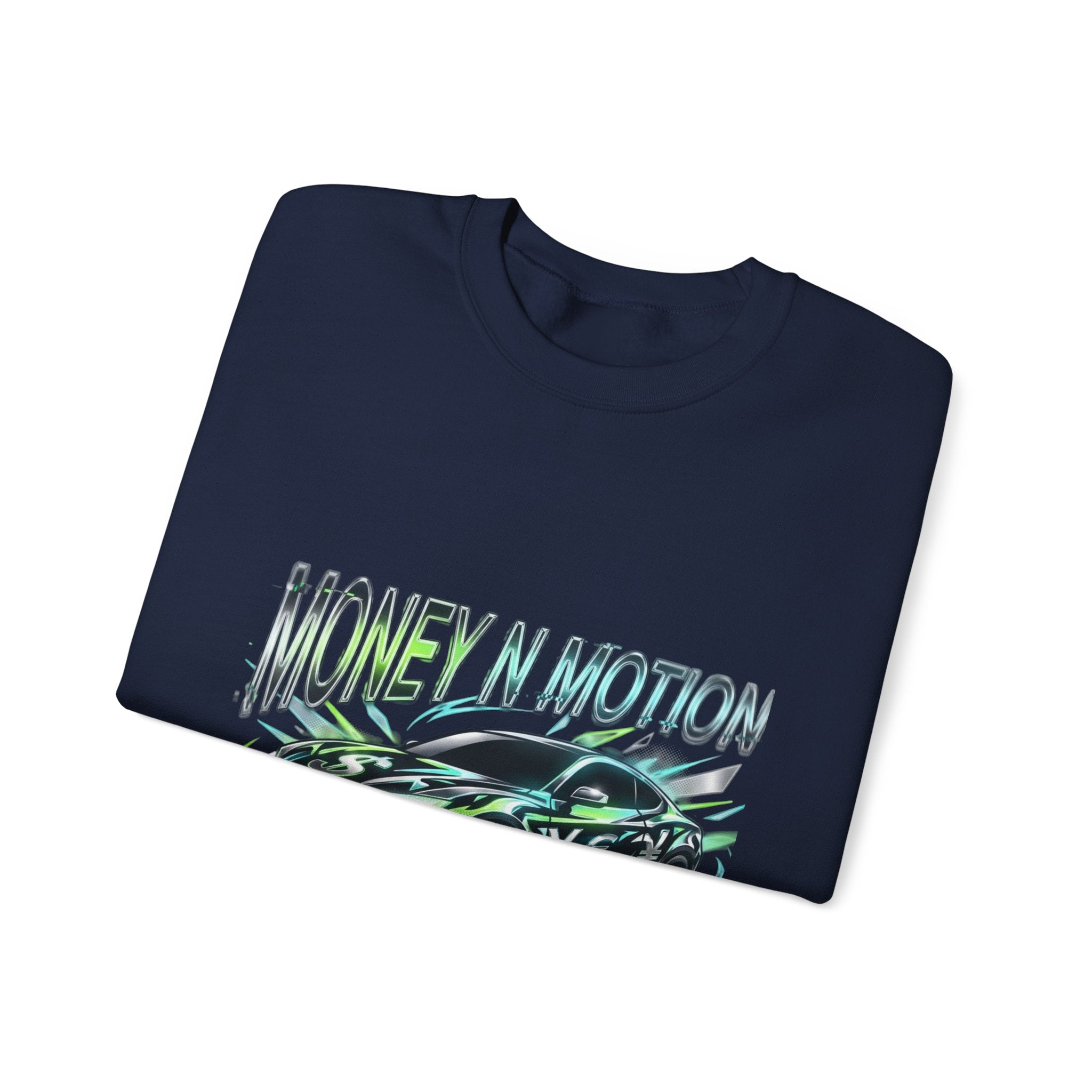 Money in Motion Crewneck Sweatshirt | kinetic typography, melting letters