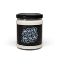 Melting Motion Typography Candle | Soy 9oz, psychedelic glitch text