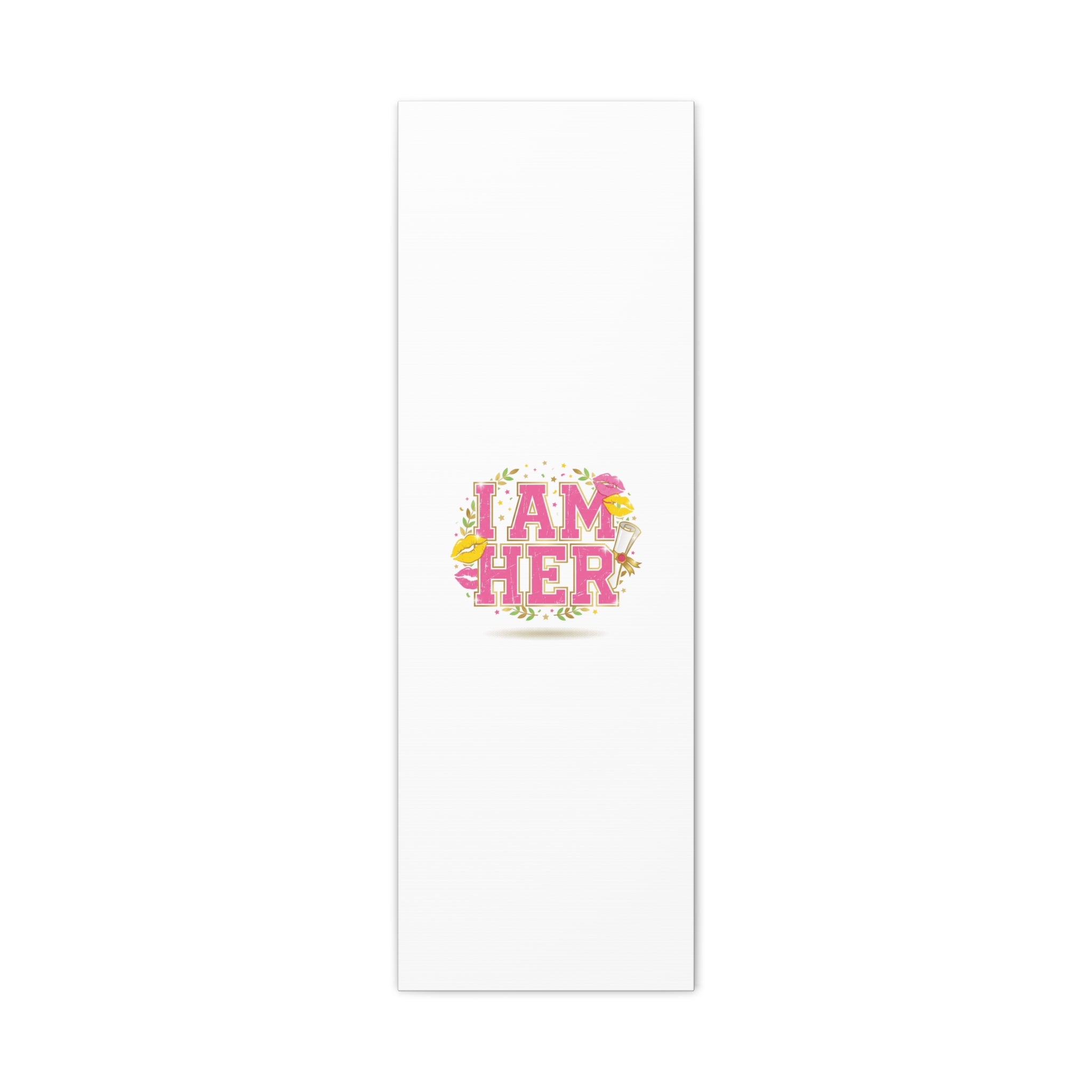 I AM HER Canvas | Varsity Crest, Retro Collegiate Style