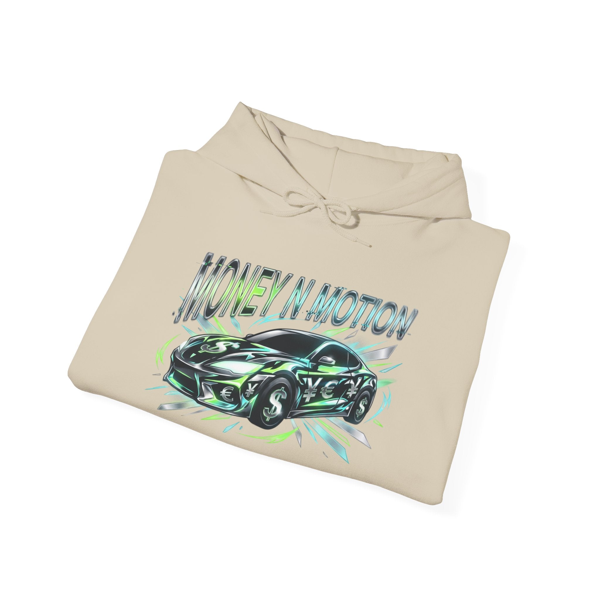 Motion Blur Racing Hoodie | kinetic typography, melting letters