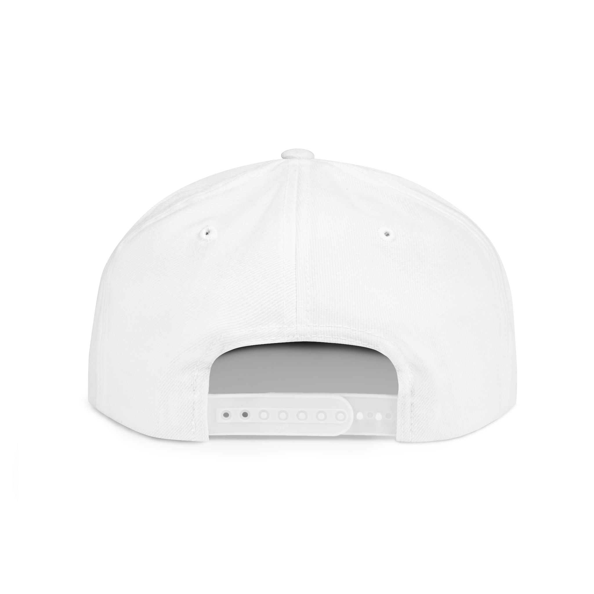 Snapback Hat - "Money In Motion" Embroidered Flat Bill Cap