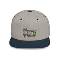 Snapback Hat - "Money In Motion" Embroidered Flat Bill Cap