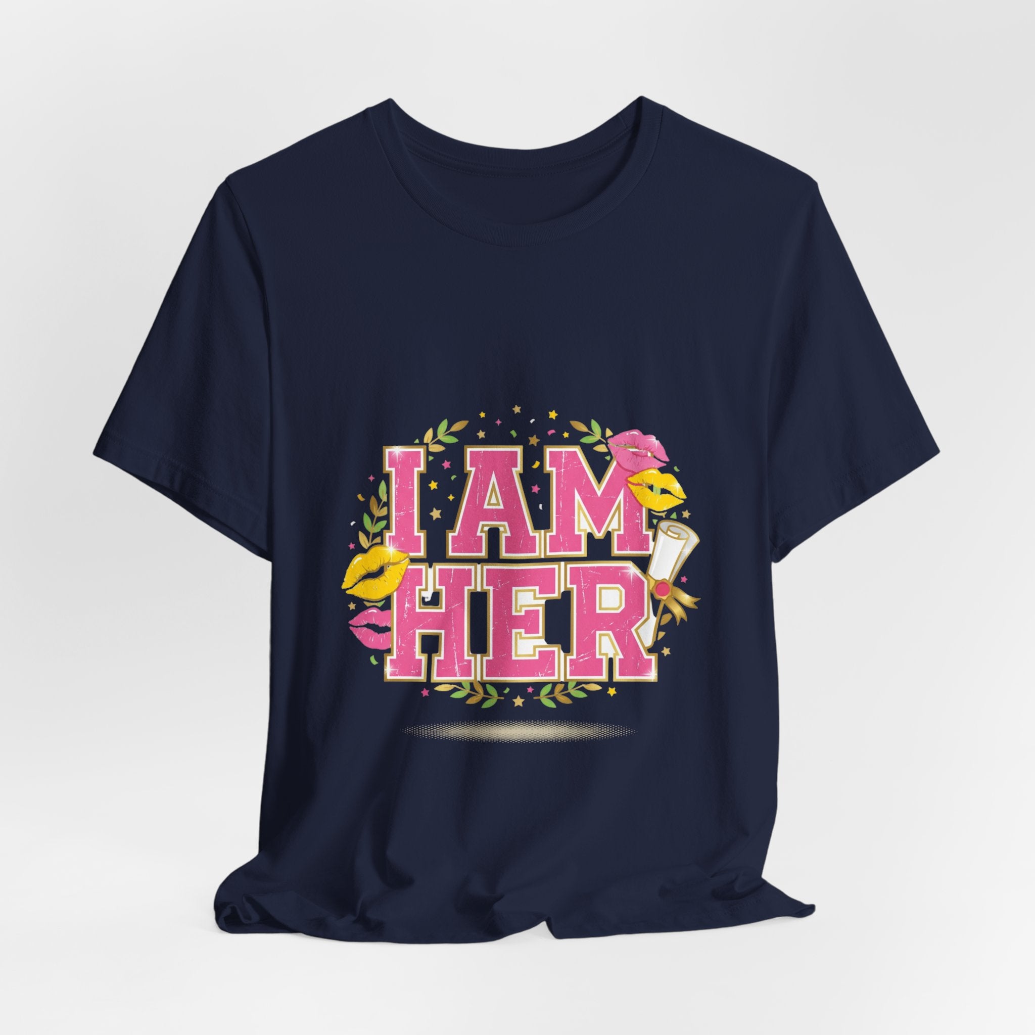I AM HER Varsity Crest Tee | 'Unc' Status Activated, midlife humor