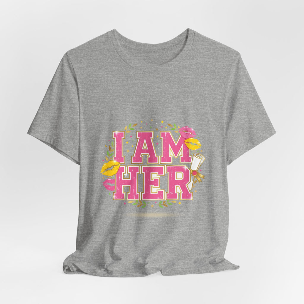 I AM HER Varsity Crest Tee | 'Unc' Status Activated, midlife humor