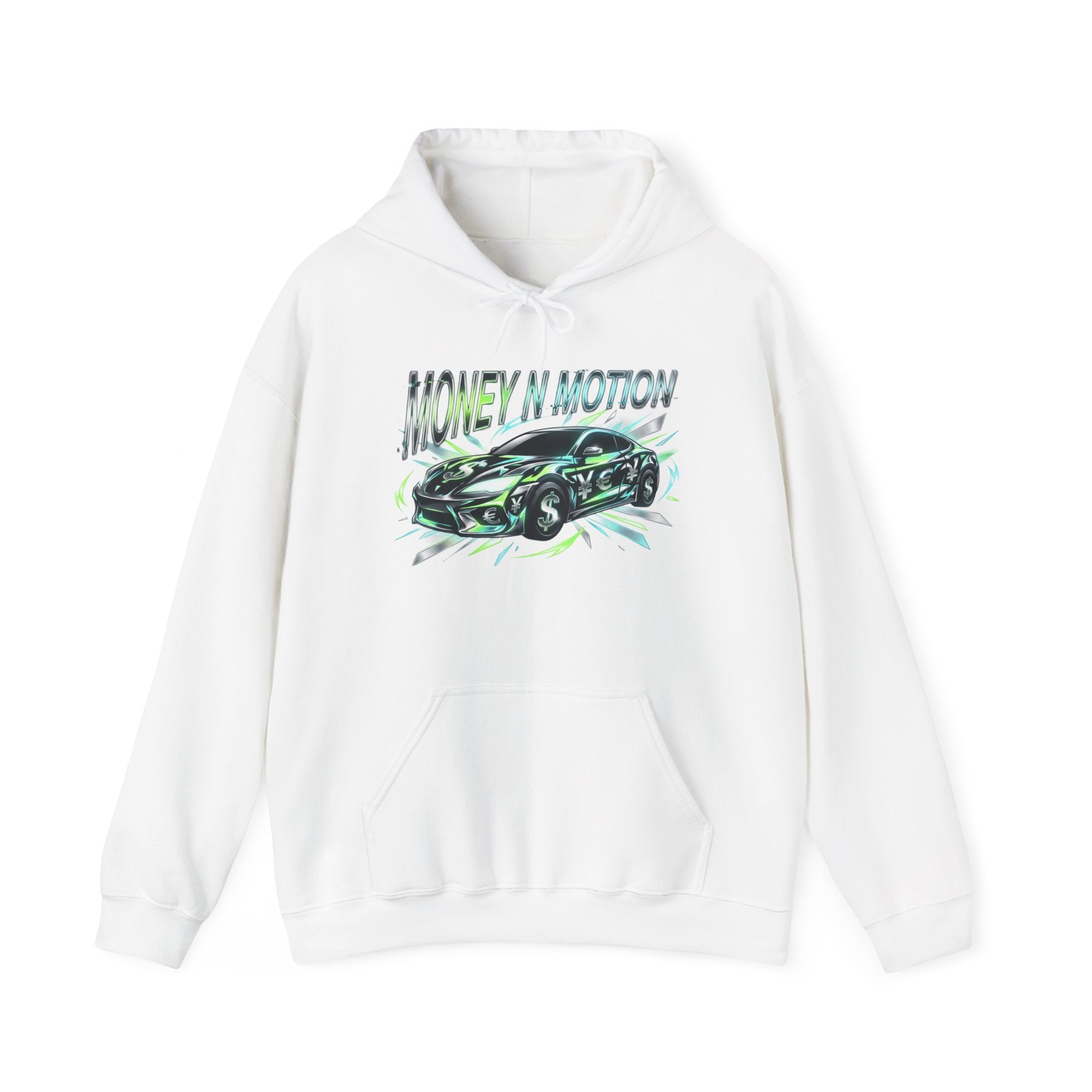 Motion Blur Racing Hoodie | kinetic typography, melting letters
