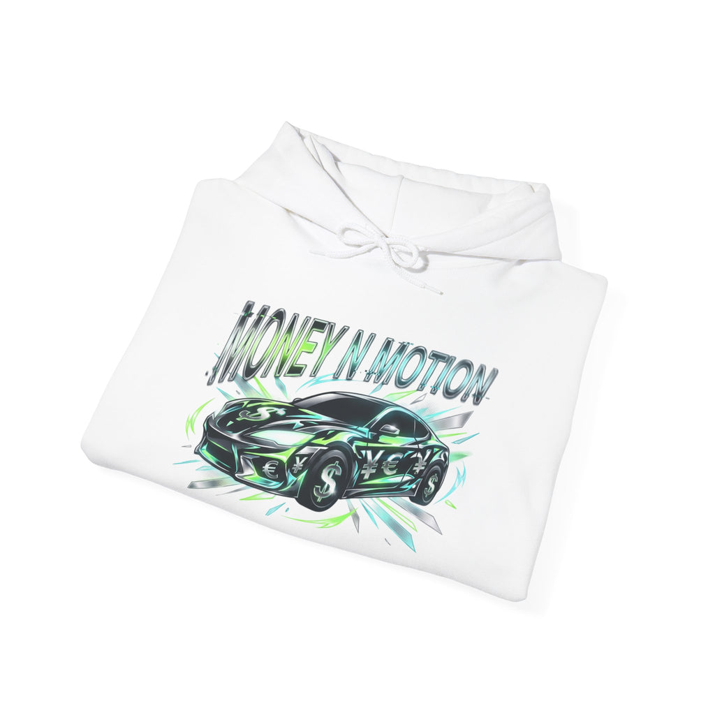 Motion Blur Racing Hoodie | kinetic typography, melting letters