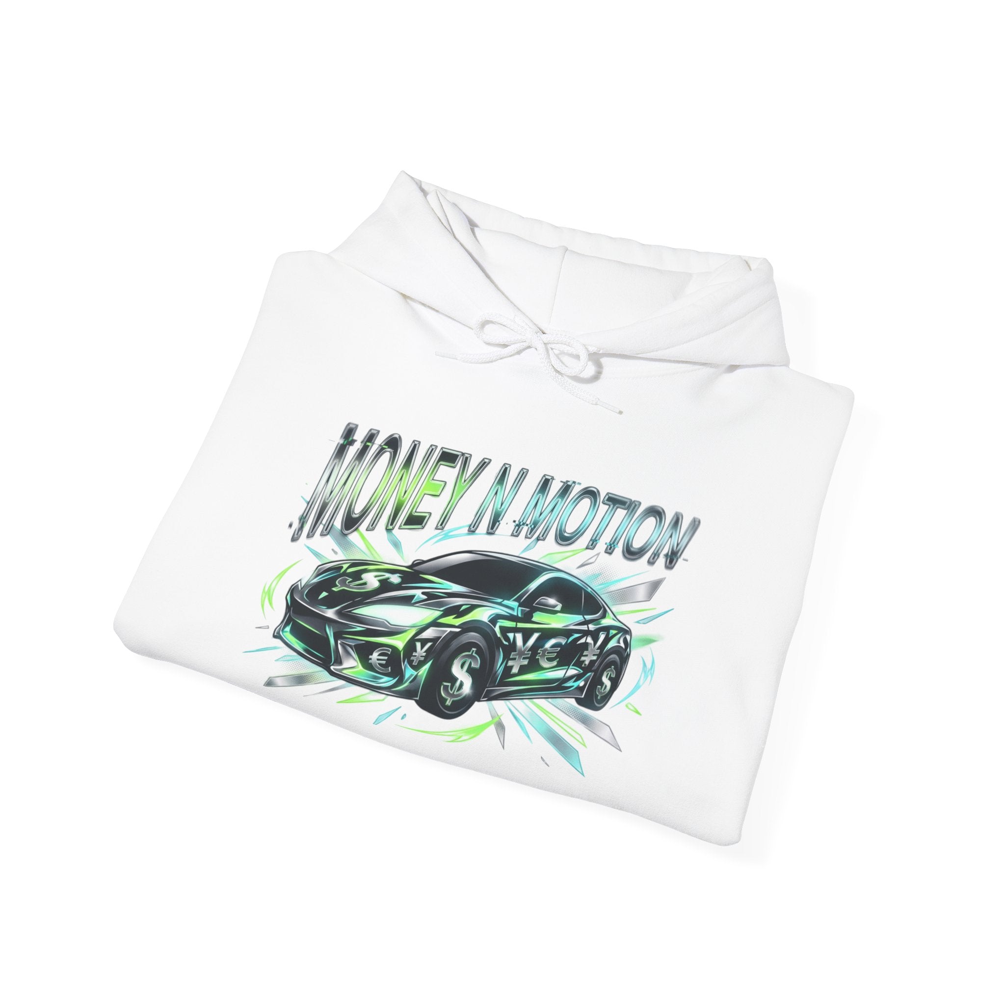Motion Blur Racing Hoodie | kinetic typography, melting letters