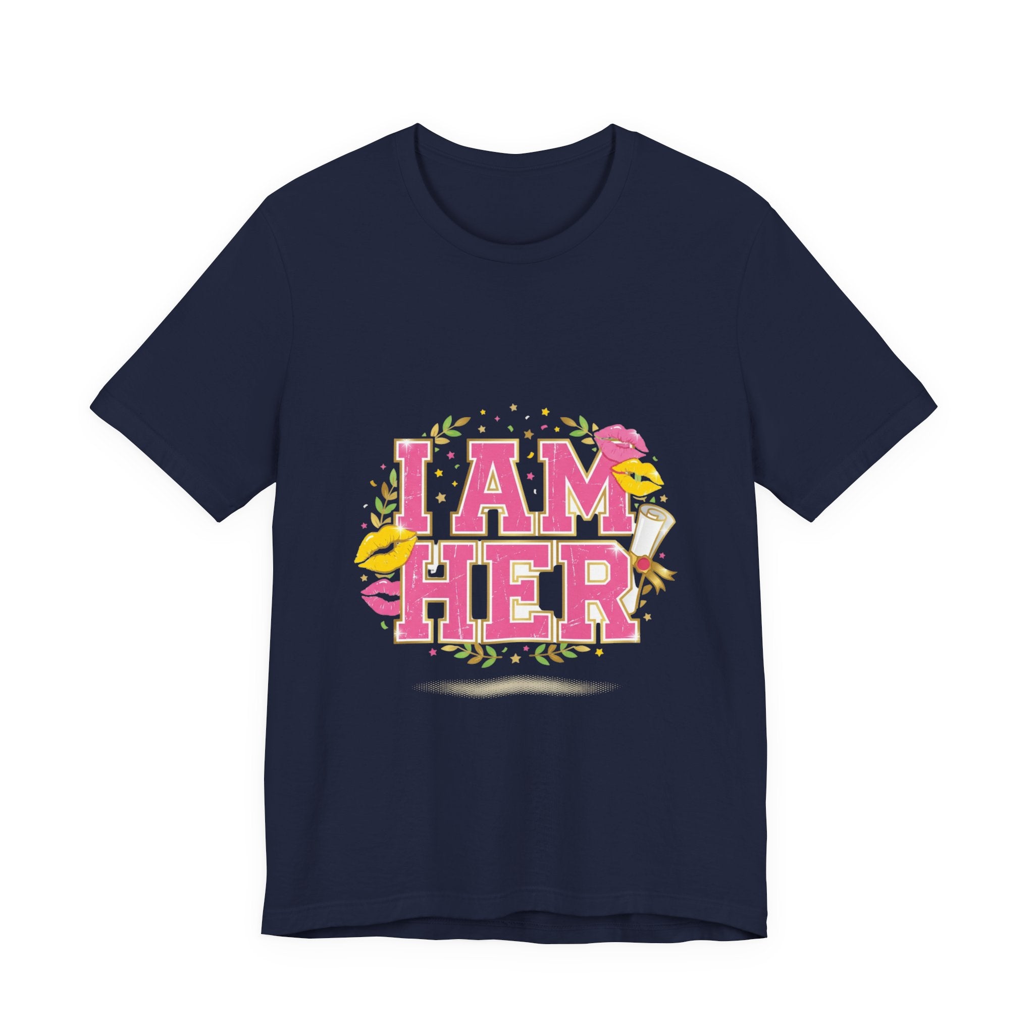 I AM HER Varsity Crest Tee | 'Unc' Status Activated, midlife humor