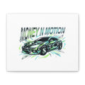 Money in Motion Canvas | Kinetic Typography, Melting Letters, Neon Car Art
