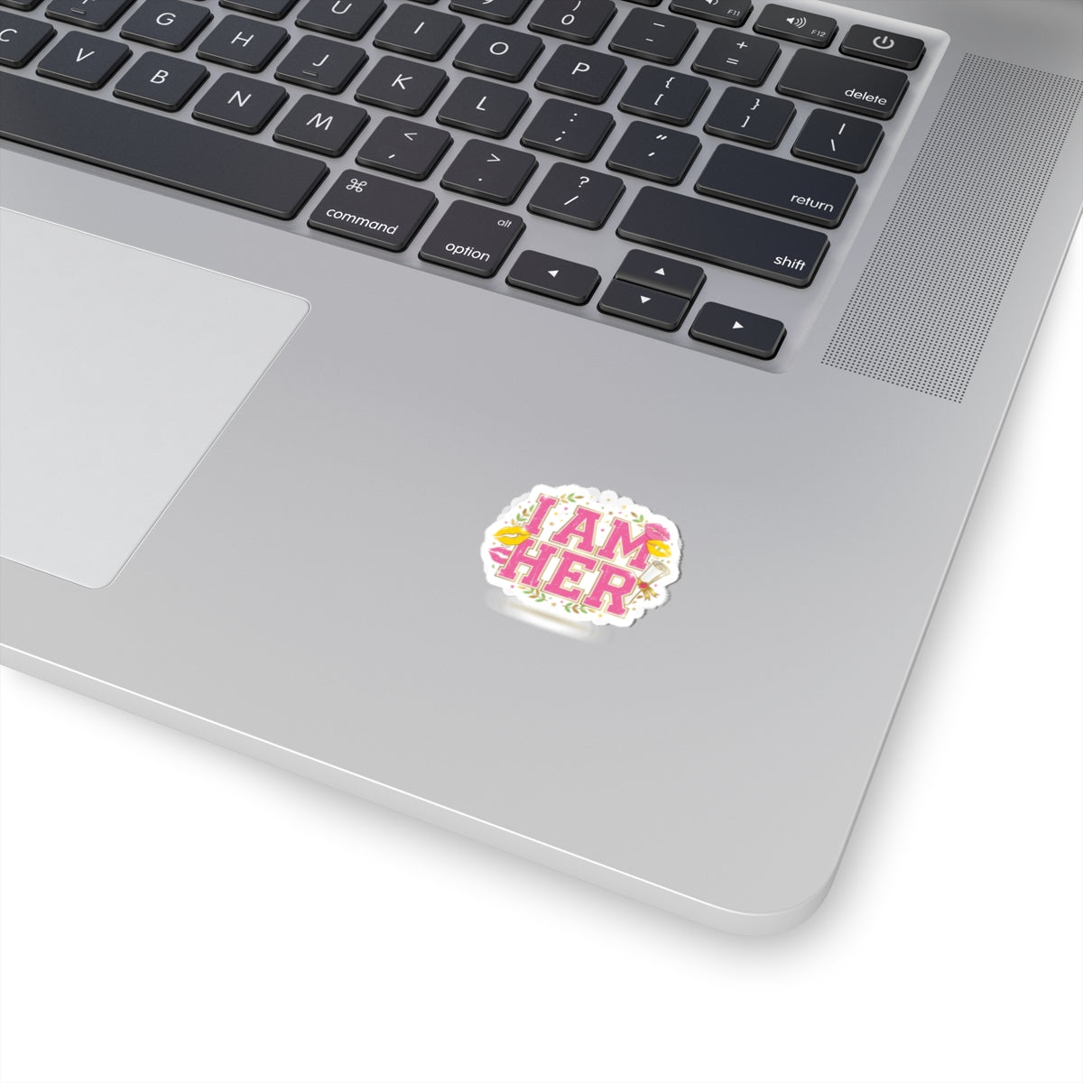 I Am Her Kiss-Cut Sticker | varsity crest, tongue-in-cheek ‘Unc’ status