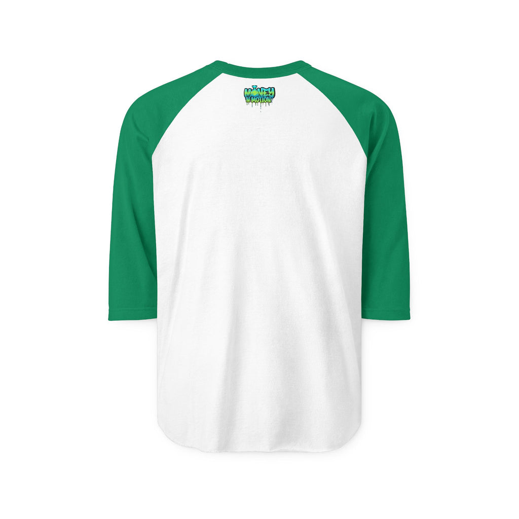 Molly N Motion Graffiti Raglan Shirt — Drip Streetwear Baseball Tee
