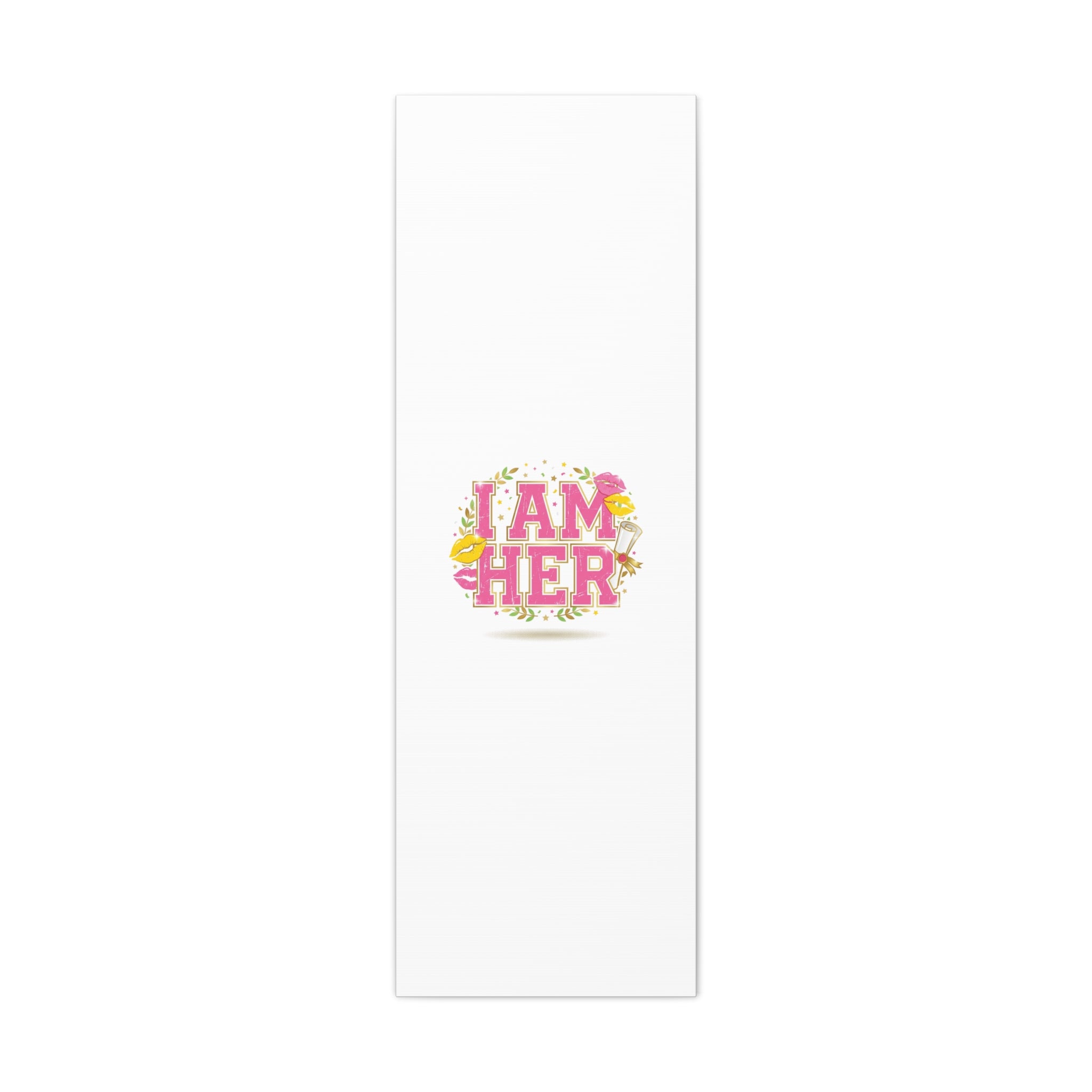 I AM HER Canvas | Varsity Crest, Retro Collegiate Style