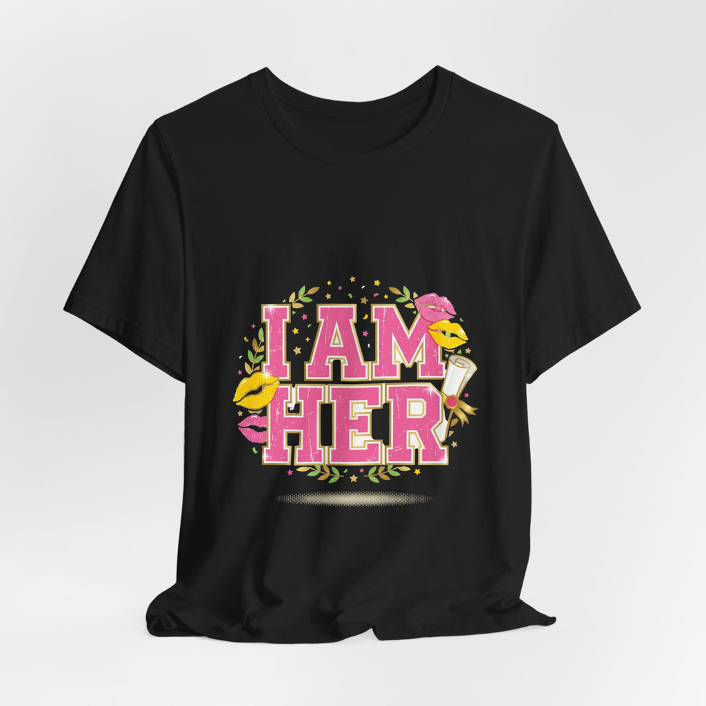 I AM HER Varsity Crest Tee | 'Unc' Status Activated, midlife humor